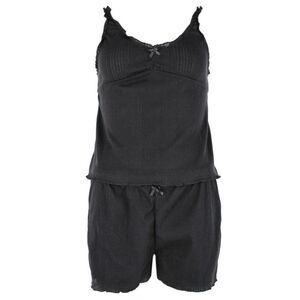 Love to Sleep Ladies Pointelle 2 Piece Pajama Short Set